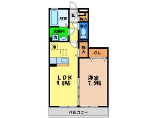 リバーパークＡの物件間取画像